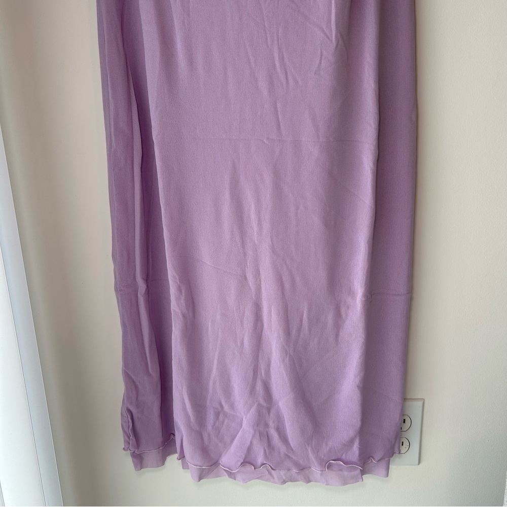 NWT Free People Girls Got Glam Slip Midi Dress Lilac Size Extra Large - Picture 4 of 10
